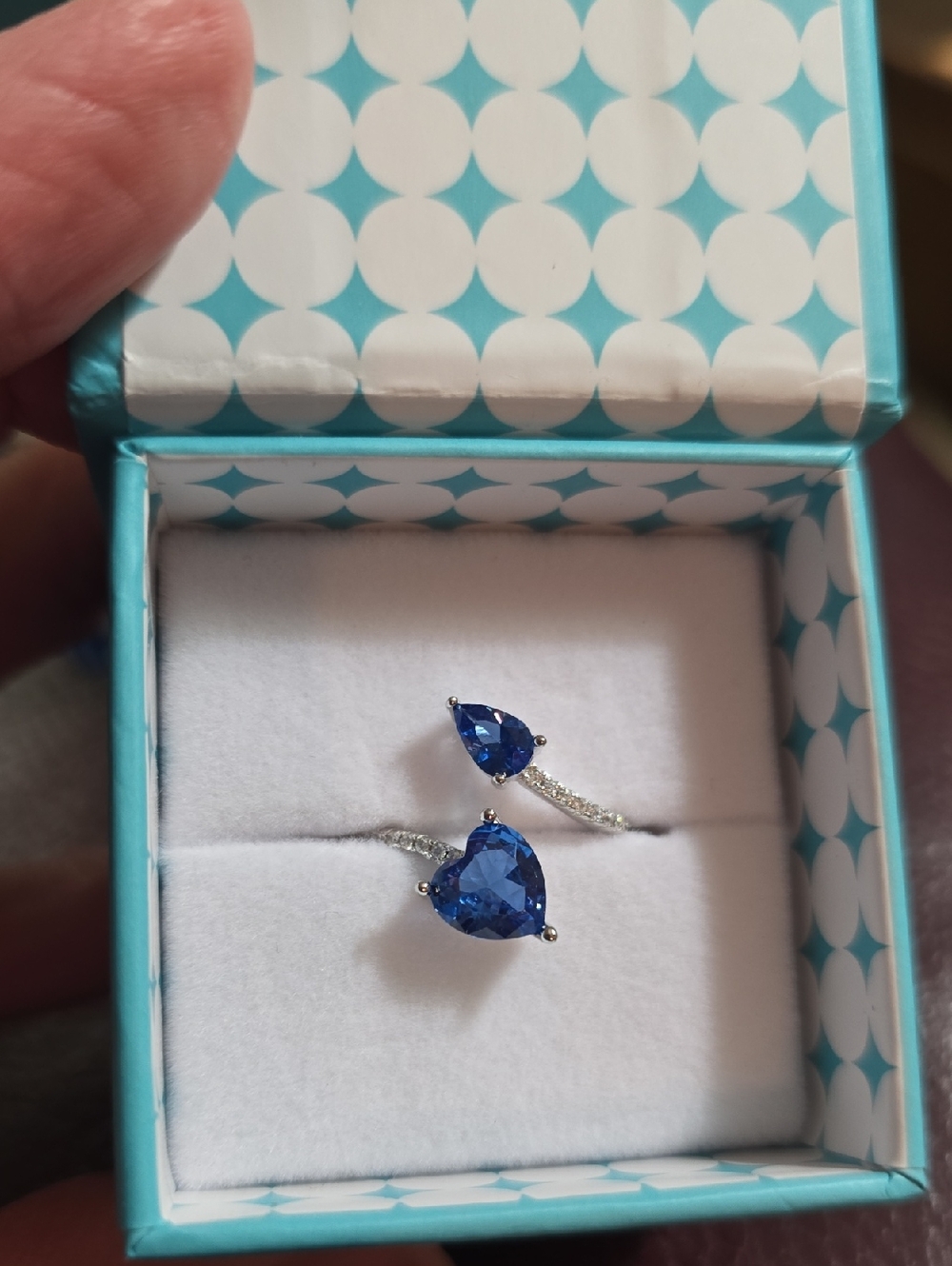 New With Box Ryze Sterling Silver Ring. Size 7.
